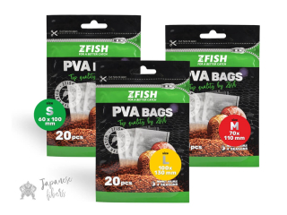 ZFISH PVA Sáčky PVA Bags 20ks 70x110mm