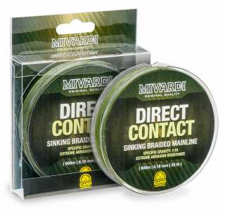 MIVARDI Potapivá šňůra DirectContact Sinking braid 0,18mm 1200m 25lb