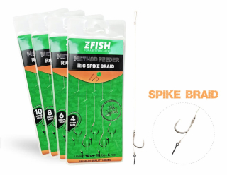 ZFISH Návazec Method Feeder Rig Spike Braid 5ks #4