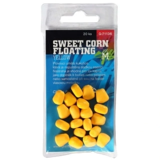 GIANTS FISHING Umělá nástraha Sweet Corn Floating Yellow M 20ks
