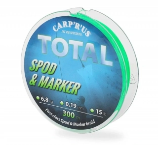 CARP´R´US Splétaná šňůra Total Spod & Marker Braid 300m 0,19mm 15lb
