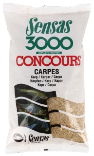SENSAS Krmítková směs 3000 Concours Carpes (kapr) 1kg