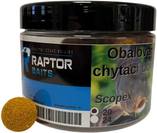 RAPTOR BAITS Obalované chytací boilies Krill Chilli 250g 20mm