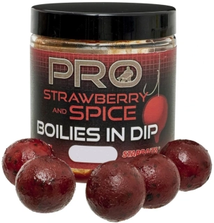 STARBAITS Boilies in dip Pro Strawberry Spice 150g 24mm