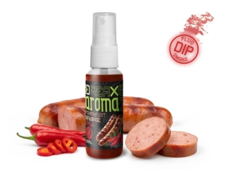 DELPHIN Dipovací sprej AromaX 30ml Frankfurtská klobása - chilli