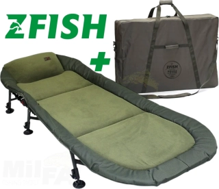 AKCE ZFISH Lehátko Deluxe RCL Bedchair + transportní taška Aquacore