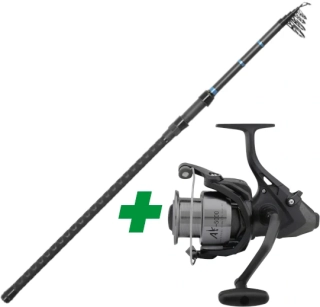 DELPHIN Prut Capri Tele NXT 300cm 80g + OKUMA AK 5000