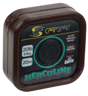 CARP SPIRIT Návazcová šňůra Herculine Camo Brown 20m 25lb
