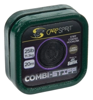 CARP SPIRIT Potažená návazcová šňůra Combi-Stiff Coated Braid 20m 25lb
