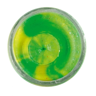 BERKLEY Těsto na pstruhy PowerBait® Trout Bait Glitter 50g Fluo Green Yellow
