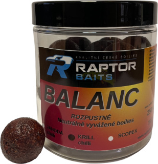 RAPTOR BAITS Boilie Balanc Ďábelská švestka 250ml 20mm