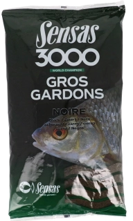 SENSAS Krmítková směs 3000 Gros Gardons Black 1kg
