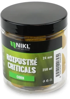 NIKL Rozpustné Criticals boilie Corn 250ml 24mm