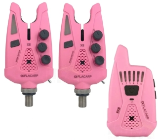 FLACARP Sada signalizátorů 2+1 X8 + RX8 Růžová