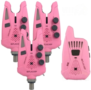 FLACARP Sada signalizátorů 3+1 X8 + RX8 Růžová