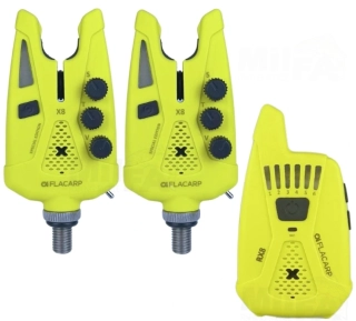 FLACARP Sada signalizátorů 2+1 X8 + RX8 Žlutá