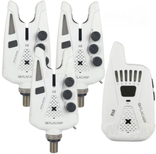 FLACARP Sada signalizátorů 3+1 X8 + RX8 Bílá