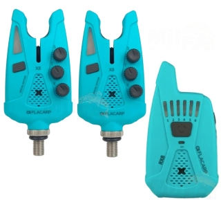 FLACARP Sada signalizátorů 2+1 X8 + RX8 Tyrkysová