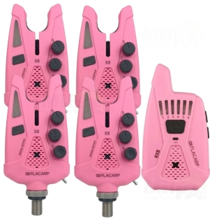 FLACARP Sada signalizátorů 4+1 X8 + RX8 Růžová