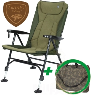 AKCE GIANTS FISHING Sedačka Chair Deluxe FX + transportní taška