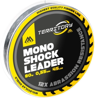 MIKADO Šokový vlasec Mono Shock Leader 80m 0,55mm