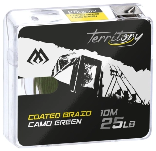 MIKADO Šňůrka Coated Braid Camo Brown 10m 35lbs