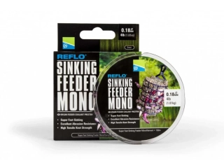 PRESTON Vlasec Reflo Sinking Feeder Mono 150m 0,20mm