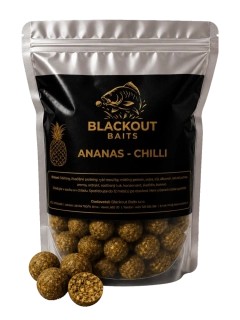 BLACKOUT BAITS Boilies Ananas Chilli 1kg 20mm