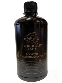 BLACKOUT BAITS Booster Zkvašená švestka 500ml