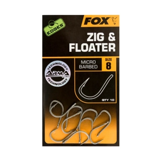 FOX Háčky Edges Zig & Floater #8