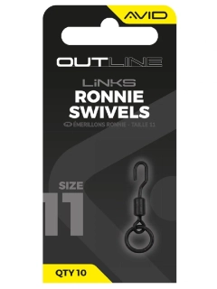 AVID Obratlík s kroužkem Outline Ronnie Swivels #11