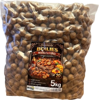 MILFA Boilies Eco Mango Chilli 5kg 20mm