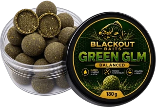 BLACKOUT BAITS Boilies Green GLM Balanced 180g 24mm