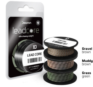 DELPHIN Olověná šňůrka LeadCore Grass 5m 45lbs