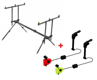 ZFISH Stojan na pruty Rod Pod Classic 3Rods + ZDARMA 2ks indikátor