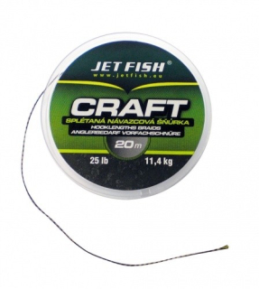 JET FISH Návazcová šňůrka Craft 20m 25lb