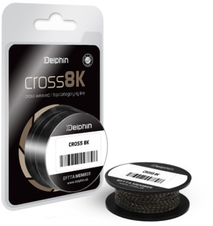 DELPHIN Návazcová šňůra 8K Cross 20m 35lbs