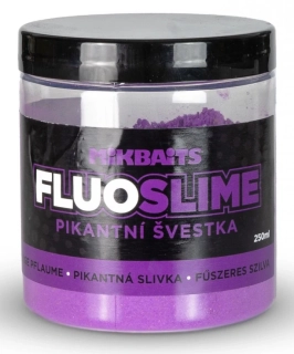 MIKBAITS Obalovací dip Fluo Slime Pikantní švestka 100g
