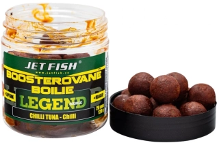JET FISH Boosterované boilie Legend Range Chilli Tuna - Chilli 250ml 20mm
