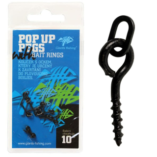 GIANTS FISHING Kolíček s očkem Pop Up Pegs with Bait Rings 10ks