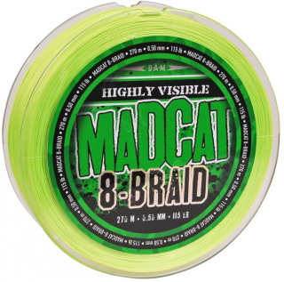 MADCAT Pletená šňůra 8-Braid 270m 0,40mm 40kg