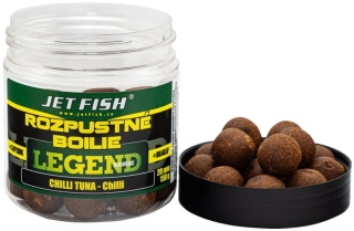 JET FISH Rozpustné boilie Legend Range Chilli Tuna - Chilli 250ml 20mm