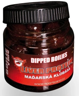 SPORTCARP Boilies v dipu Dipped Boilies Maďarská klobása 200ml 18mm