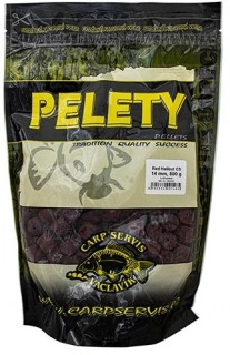 CARP SERVIS VÁCLAVÍK Red Halibut CS Pelety s otvorem 800g 8mm
