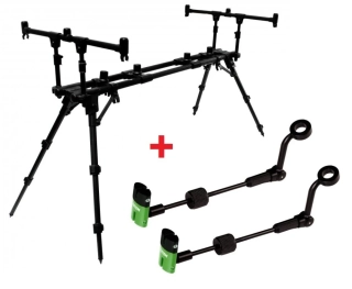 ZFISH Stojan na pruty Rod Pod Construct 3 Rods + ZDARMA 2ks Indikátor Zfish ZFX Mini